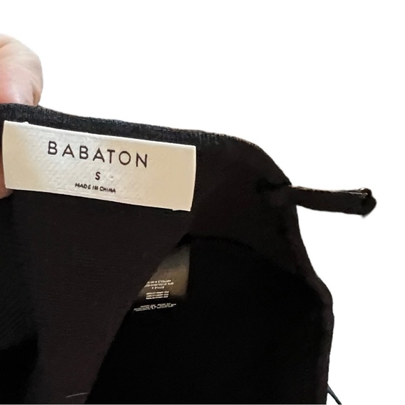 Babaton Ribbed Black Cropped Camisole Top - Picture 5 of 6